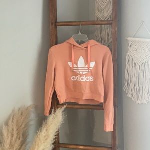 ADIDAS | Sweatshirt | Crop | Orange | Small